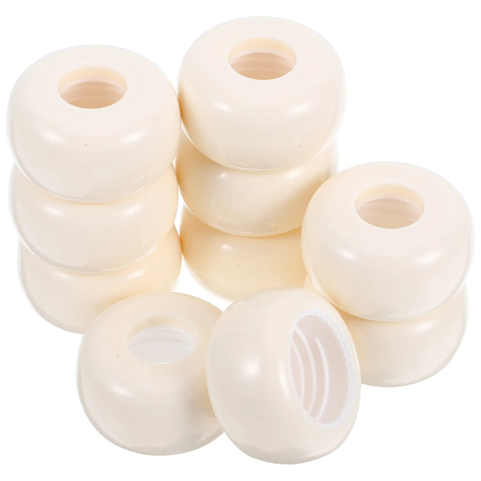 10Pcs Faux Wood Essential Oil Diffuser Lids 28-Tooth Thickened Flat Round Caps for Aroma Bottles Fragrance Air