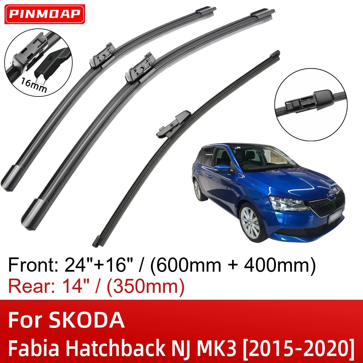 For SKODA Fabia Hatchback NJ MK3 2015-2020 24