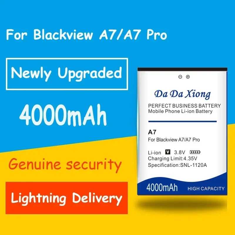 

High Quality 4000mAh Battery For Blackview A7 Pro High Quality Smart Phone