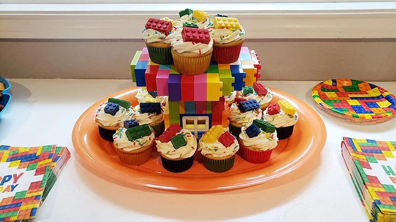 Block Silikonform Gebäude Ziegel Roboter Schokolade Gelee Eiswürfel Tablett Kuchen Dekoration Cupcake Topper Kinder Geburtstag Party Auto – Detail 1