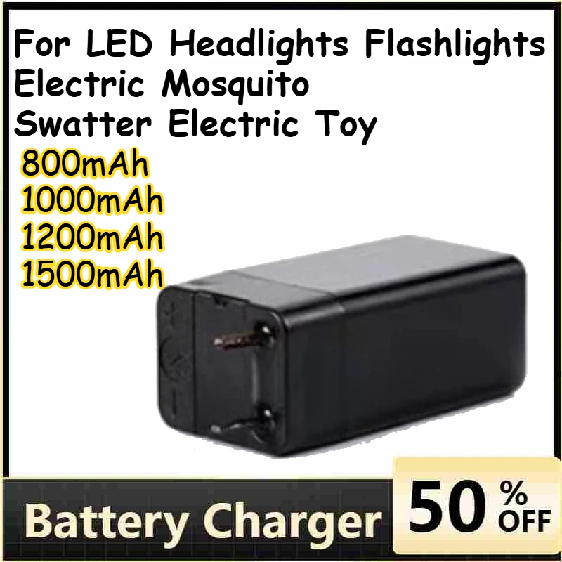 

4V Lead Acid Rechargeable Storage Batterie for LED Headlights Flashlights Electric Mosquito Swatter Electric Toy