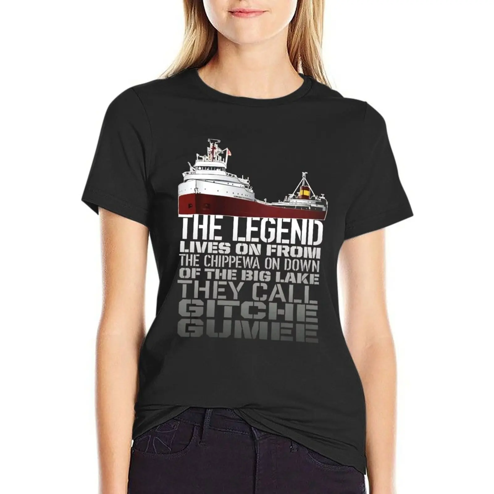 Jessui męskie s ss Edmund Fitzgerald T-Shirt koszulki damskie ubrania