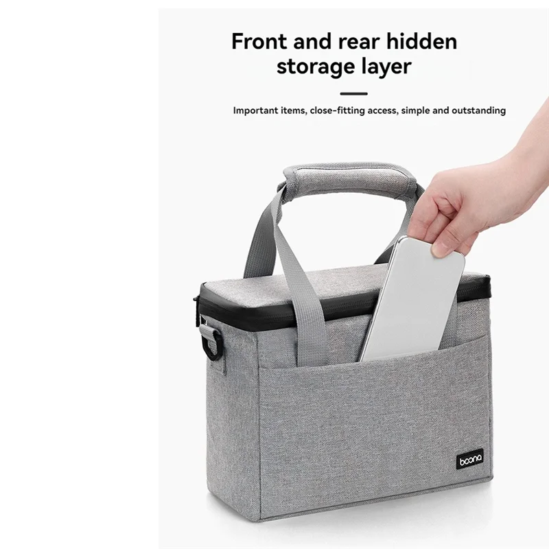 

L72A-BOONA Waterproof DSLR Camera Bag Lens Storage Shoulder Bag For Canon, Nikon, Sony - Micro Single Handbag, Photography Gear
