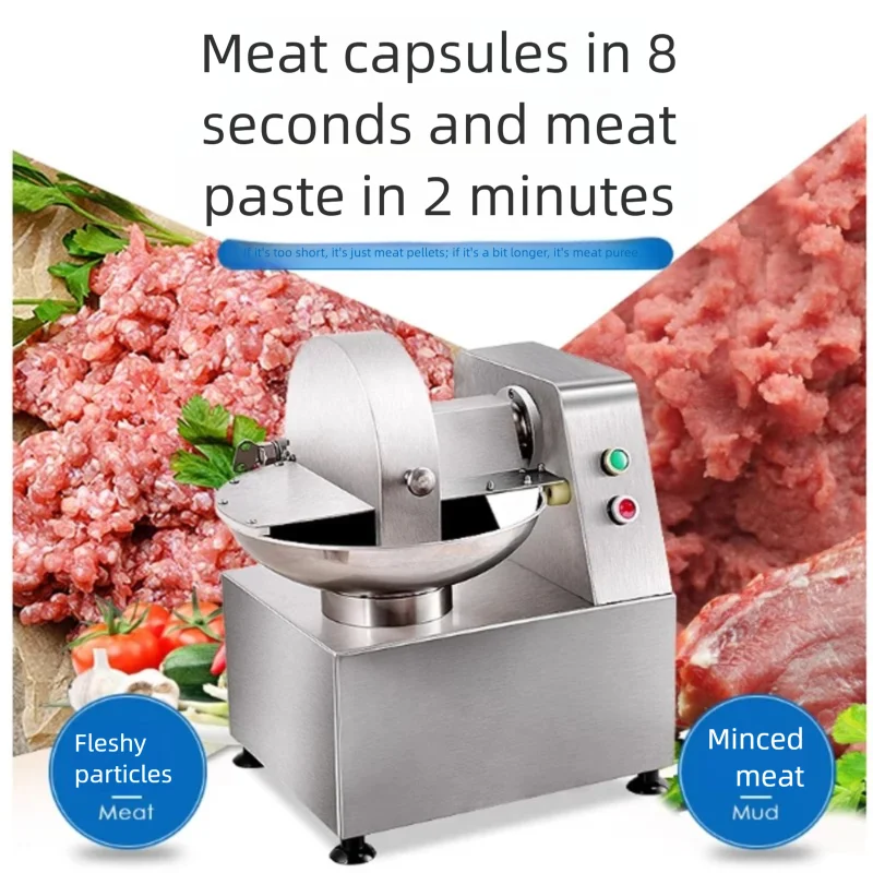 

Коммерческий измельчитель овощей BABEJING из нержавеющей стали, маленькая настольная мясорубка в форме чаши для кухни