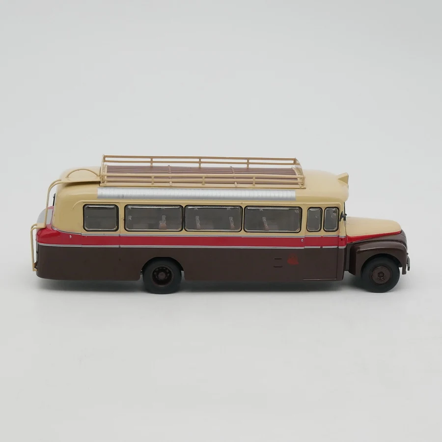 1:43 Scale Diecast Alloy T46 French Grand Touring Bus 1957 Toys Cars Model Classics Adult Gifts Collectibles Souvenir Display