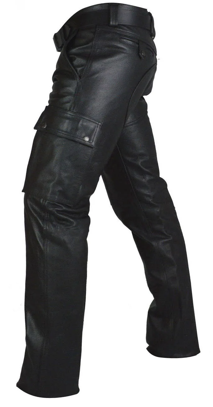 Halloween Adult Men Medieval Leather Pants Retro Punk Retro Renaissance Clothing Men\'s Middle Ages Maxi Size  Large Pants