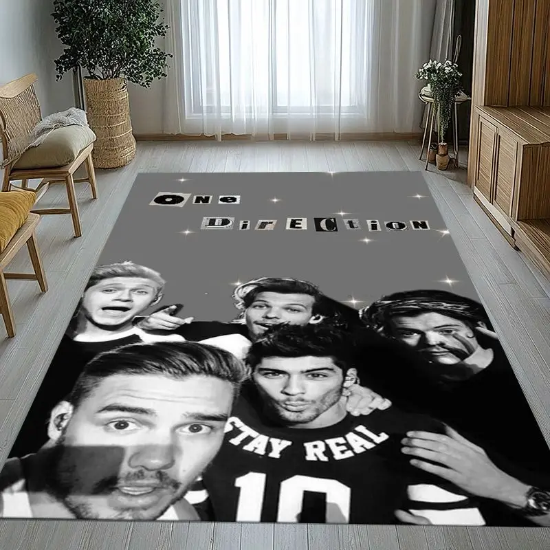 1D One D-Direction Boy Band Soft Non-Slip Large Area Rug for Living Room,Bedroom Playroom Carpet Mat for Sofa,Home Decor Gift