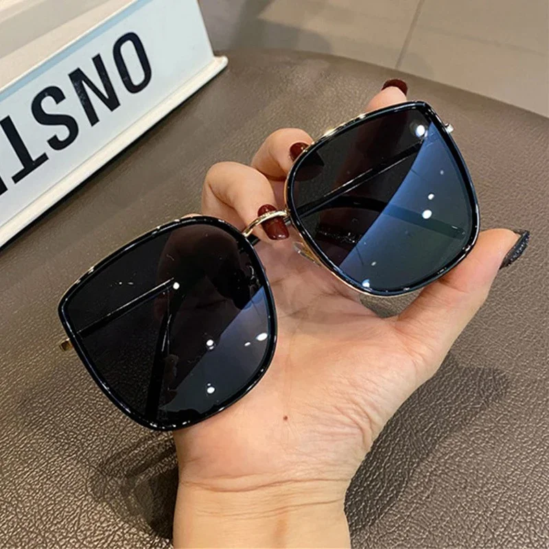 Oversize Square Sunglasses Women Fashion Retro Brand Sun Glasses 2023 Men Black Big Frame Glasses Vintage Eyewear UV400