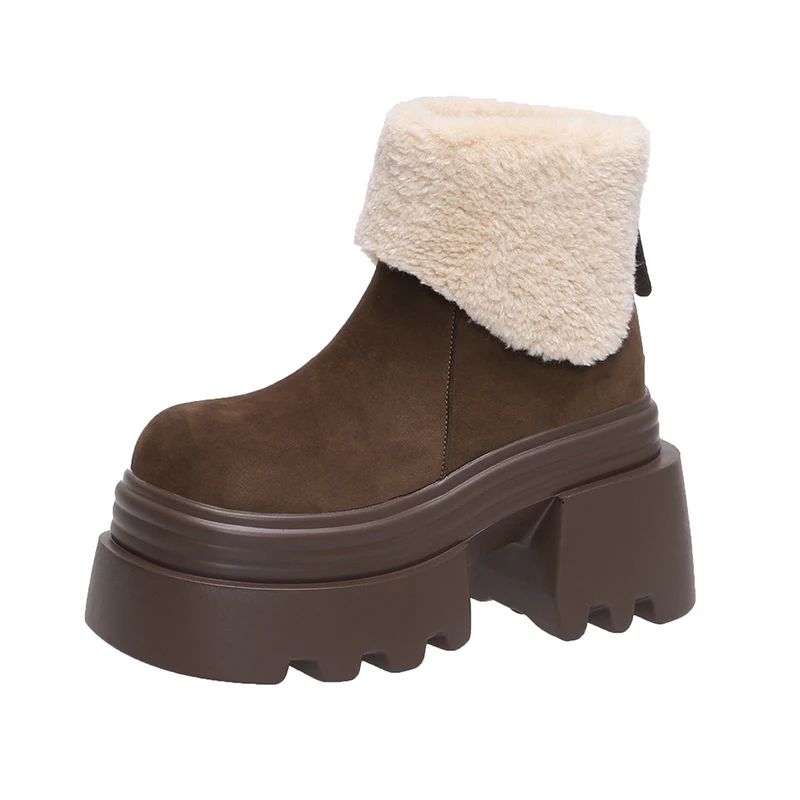 Women Fur Snow Boot… - image