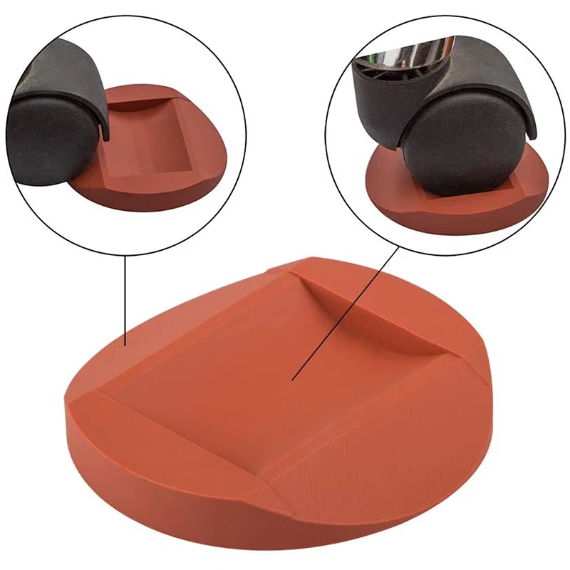 Rubber Furniture Caster Cups,Furniture Coasters Anti-Sliding Floor Grip Floor Protectors For Wheels Of Furniture,Sofas