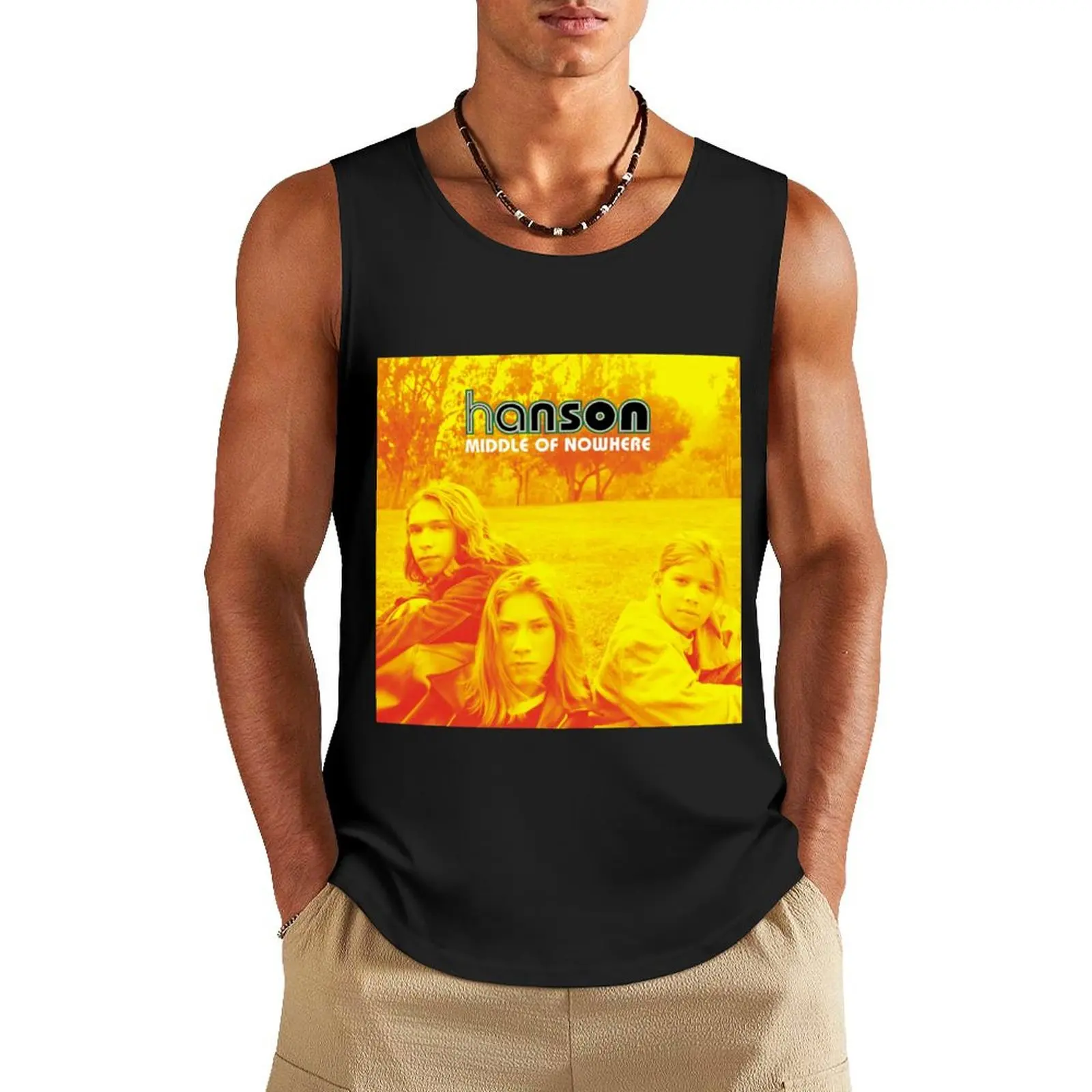 Мужская Спортивная Футболка Hanson, Спортивная футболка посередине нигде