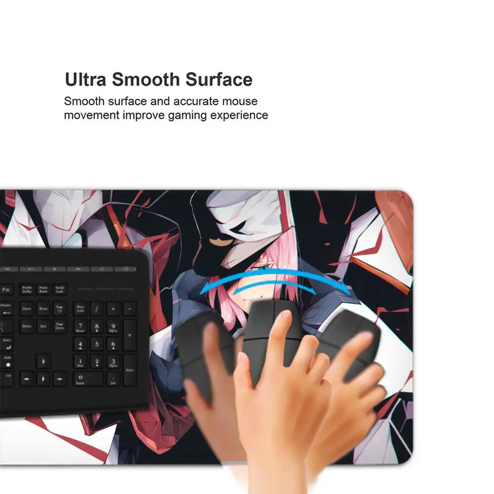 Non-slip Computer Mousepad HD Printing Quick delivery Gamer Desk Mat Accessories Zero Two Darling In The FranXX 02 XXL Table Pad