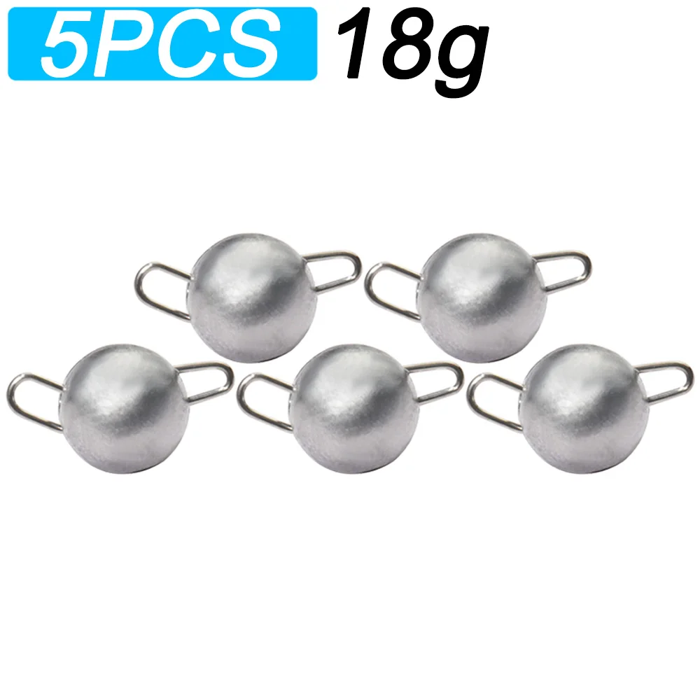 5PCS 2g 28g Angeln Gewicht Platinen Jig Kopf Tiefes Wasser mit Schwenk Runde Ball Platinen Rock angelgerät Cast Pesca Zubehör