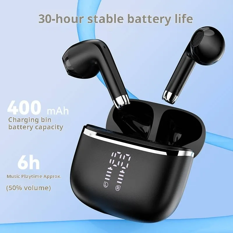 

Wireless Bluetooth Earphones TWS Noise Reduction with Digital Display 30H Ultra Long Battery Life for Sports Learning Office Use