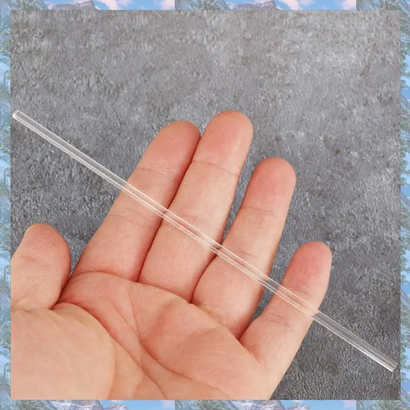 

Flash Trend 200 Pieces 6 Inch Acrylic Lollipop Sticks Clear Reusable Acrylic Rods For Making Lollipops Cake Pops Candies Chocola