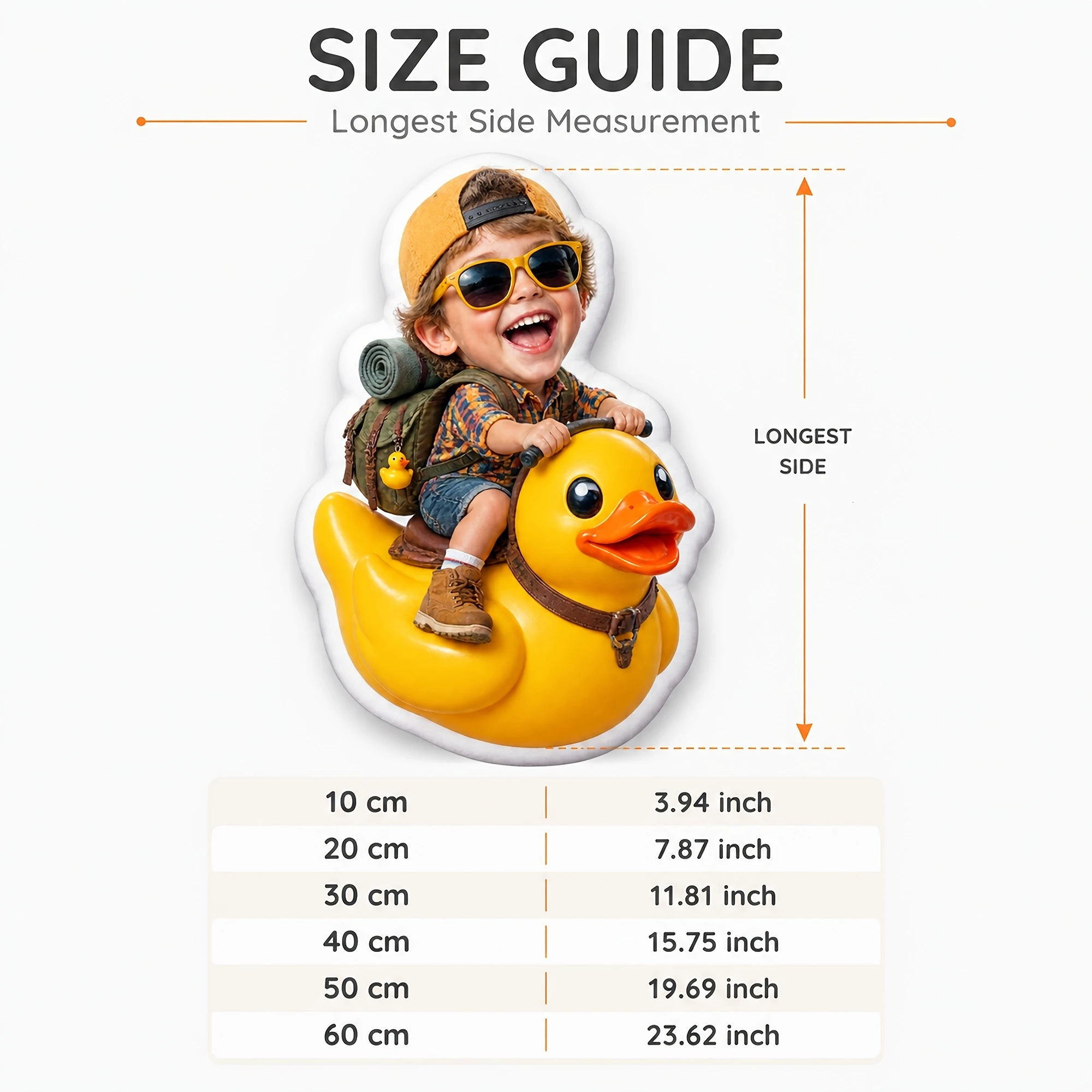 1pc Custom Double Sided Printed Novelty Duck Shaped Throw Pillow, Fun Decorative Cushion for Sofas, Beds, Lounges, Travel, and H