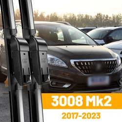 For Peugeot 3008 Mk2 Front Wiper Blades 2017-2023 2018 2019 2020 2021 2022 Windscreen Windshield Window Accessories 28