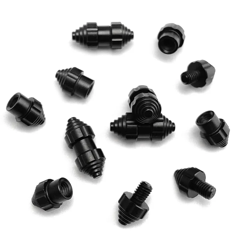 2 Colors CNC Titanium Alloy Material Fold Knife M3 Thread Thumb Push Screws Rivet Stud Opening Closing Nail Fits for 4.5MM Hole