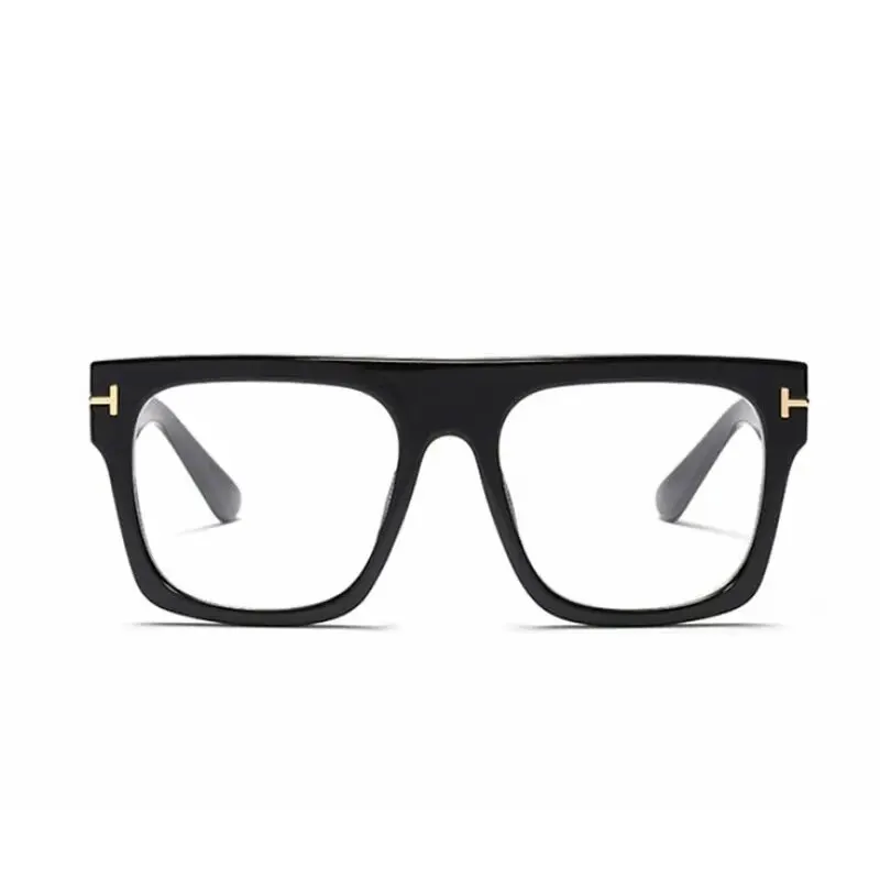 45718 Retro quadratische Brille Rahmen Anti-Blaulicht Männer Damen beliebten Stil optische Mode Computer Brille