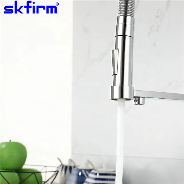 3-Way Kitchen Sink Faucet  Pull Out Kitchen Sink Faucet Modern Design Hot Cold Water Filter Mixer Tap