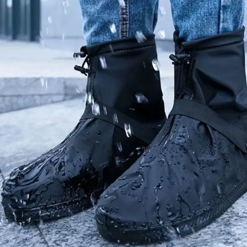 Wellies New Rain Boots for Men High Long Man Shoes Farming 2025 Without Lacing Waterproof Resistant Wear-resistant Fashion Gum