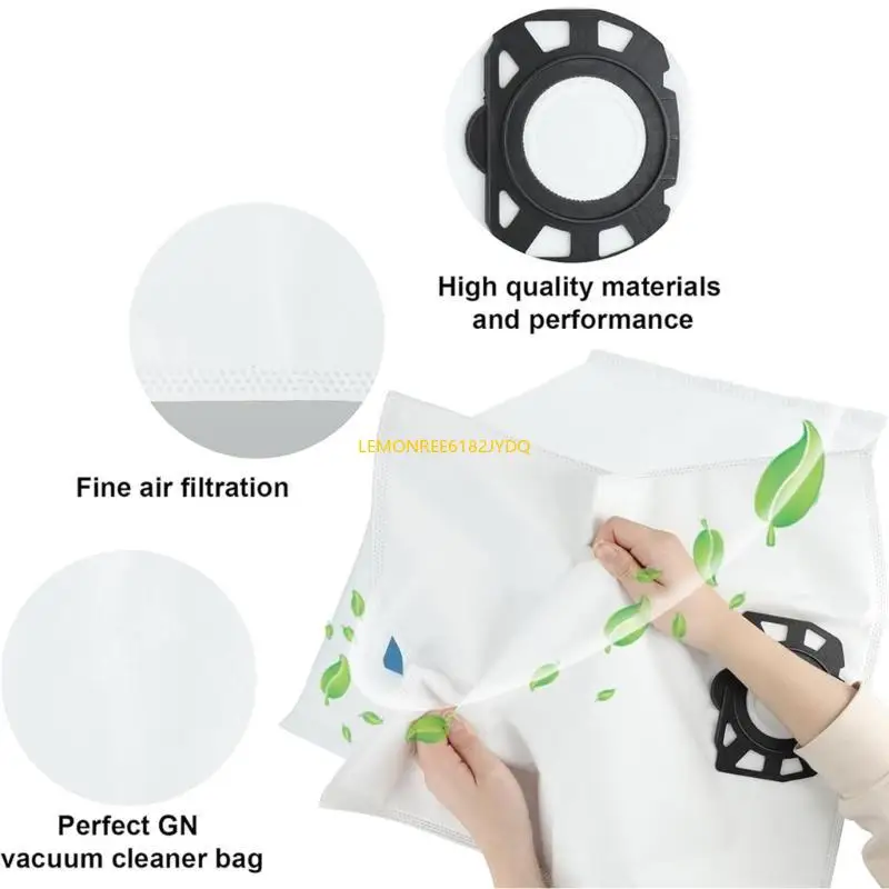 M7DF 6/15 pacchetto facile installazione sacca per aspirapolvere robot non tessuto robot