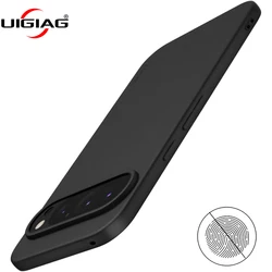 LUXURY MATTE SILICONE ULTRA THIN SOFT CASE FOR GOOGLE PIXEL 9 PRO XL 8 8A SOLID BLACK FROSTED SHELL FOR GOOGLE 8 PRO 9PRO XL 9XL