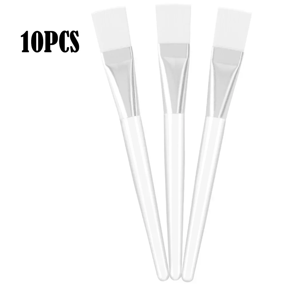 10Pcs/lot Facial Mask Brushes Transparent Crystal Rod Face Applicator Brush for Face Mask Application or DIY Mask Makeup Tools