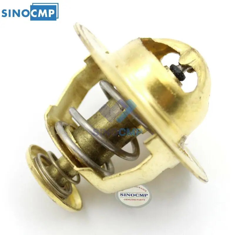 SINOCMP 600-421-6120 600-421-6110 Thermostat For Komatsu PC200-5 6D95 Excavator Parts With 3 Months Warranty