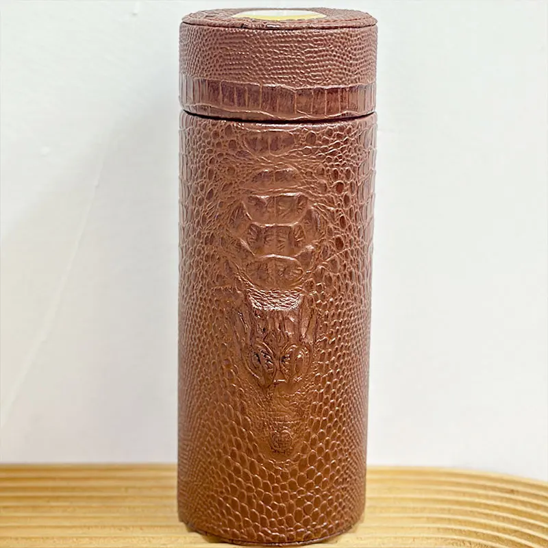 

Кожаный дорожный хьюмидор, коробка для сигар, кедровое дерево, портативный чехол для сигар, увлажнитель, коробка для гигрометра, аксессуары для сигар, подходят для 5 сигар 917