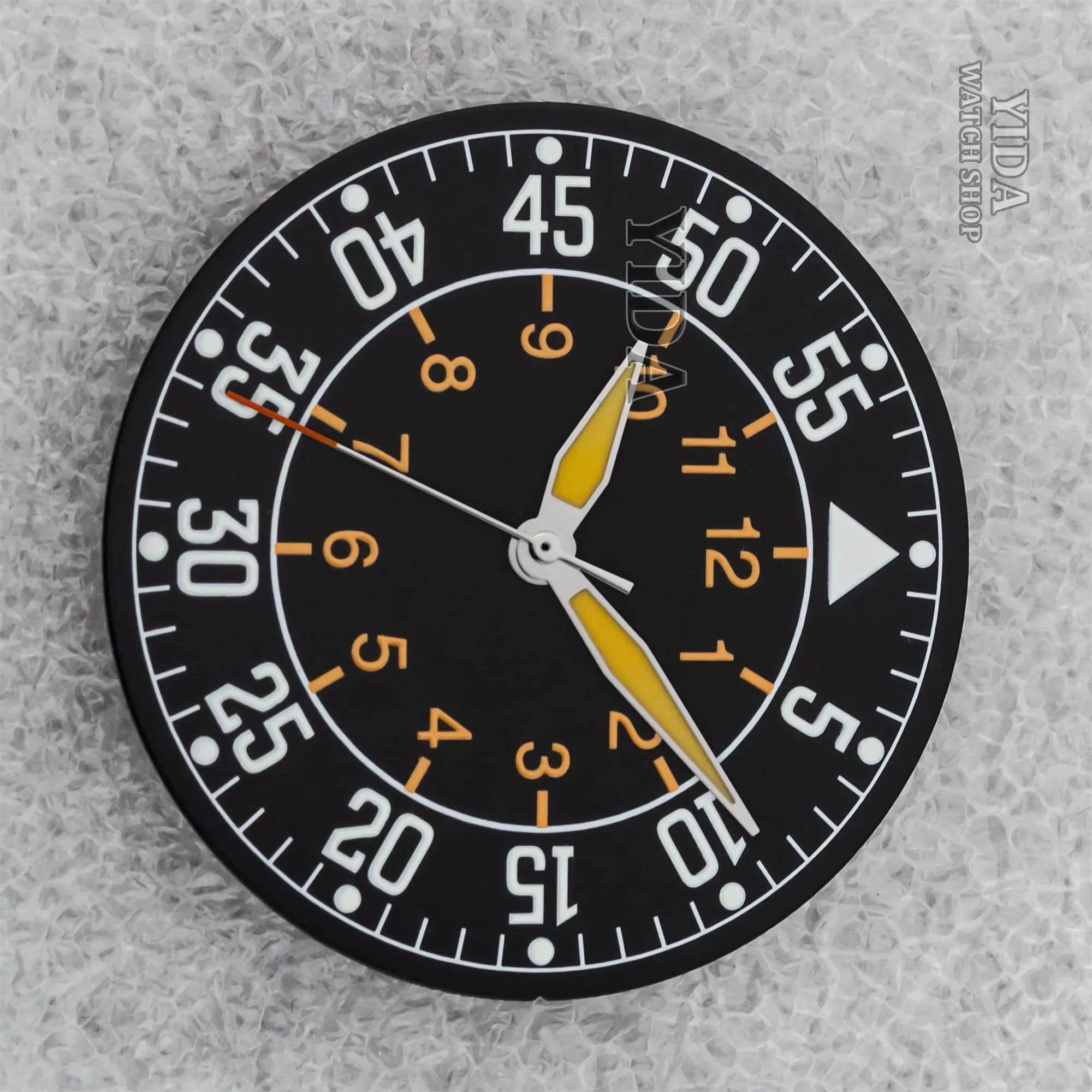 

NH35 Watch Dial Hands 36mm Green Luminous Face Pointers for Mark XX fit NH35 NH36 Movement Watch Replacement Parts Replacements