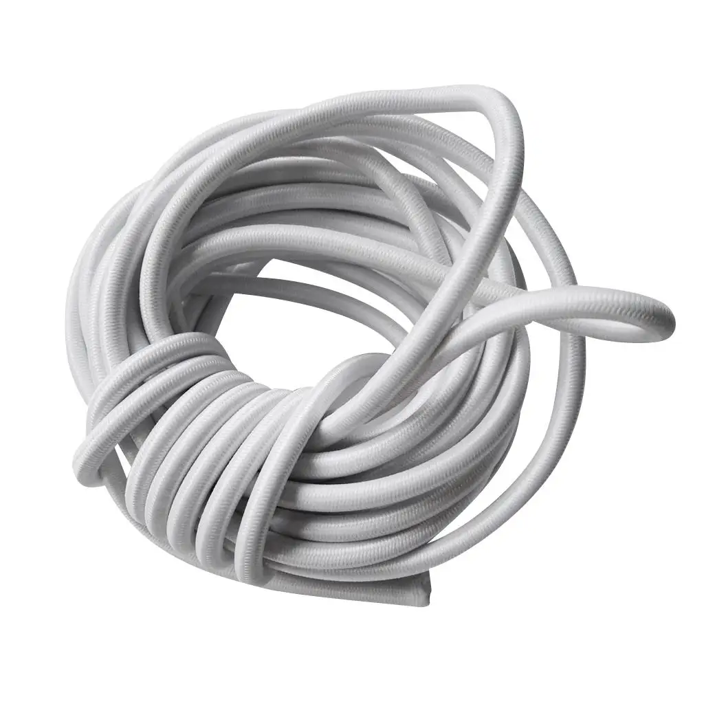 Latex Elastic Shock Cord 5mm Tie Down Rope Strong Resistant Marine Rope for Kayaking and Camping Use