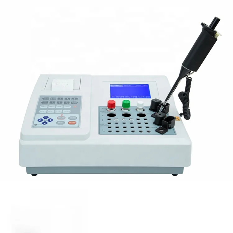 

Medical Equipment Blood Chemistry Laboratory Automatic Semi Blood coagulation test 4 channel Coagulation Analyzer