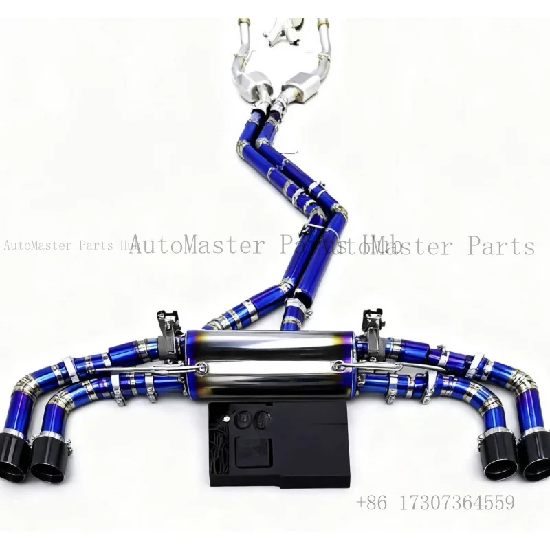 

Индивидуальная выхлопная система для Audi SQ5 3.0T: Даунпайп из нержавеющей стали SS304, передняя труба с клапаном, титановый катализатор, выхлопная система Catback