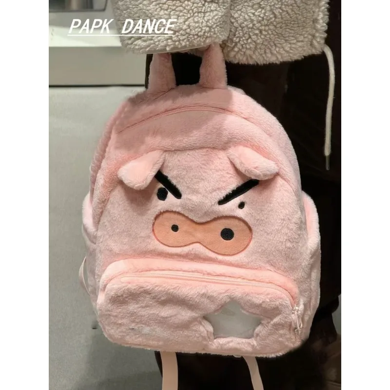 Crayon Shin ChanPlush Backpack Cute Waniyama San Large Capacity IPad Book Storage Girls Backpack Bag Versatile Shoulder Bag