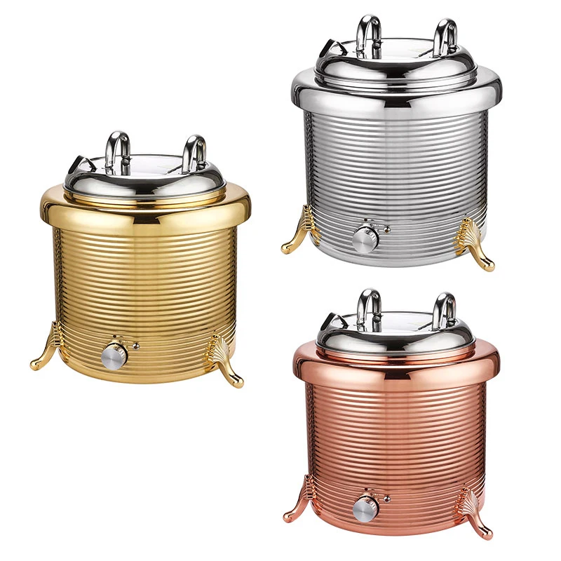 Restaurant Hotel Stainless Steel Catering Electric Water Soup Hot Pot 13L Casserole Kettle Food Warmer Set