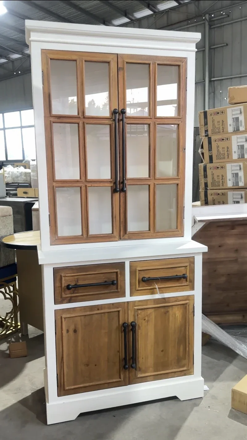 Designer models exported to the United States and Northern Europe, new solid wood antique craft furniture, retro bookcase,