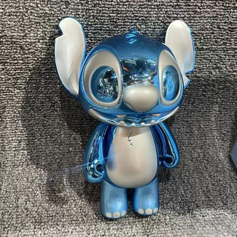 

2025 Hot Sale Stitch Cartoon Handmade Action Figure Boy Children Toys Electroplating Limited Edition Snake Year Stitch Box Gift