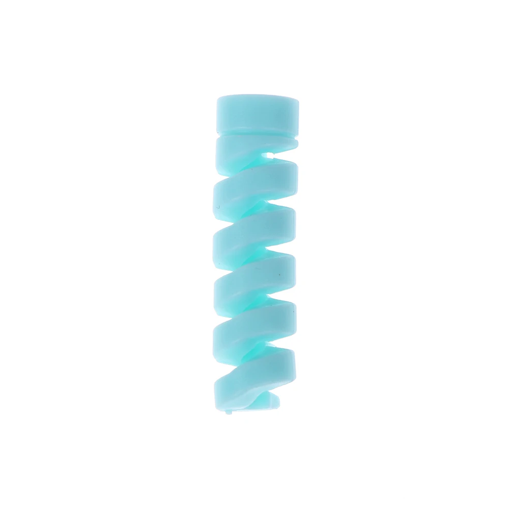 Bobina Winder Prático Portátil Espiral Tubo Protetor, Colorido Linha de Dados Silicone para Organização Cabo, Novo, 10Pcs, 2024