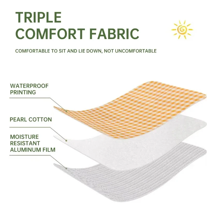 Picnic Mat, Outdoor Hiking, Leisure, Park Seat Pad, Thick and Portable, Ideal for Camping, Outdoor Cooking, and Camping Tents