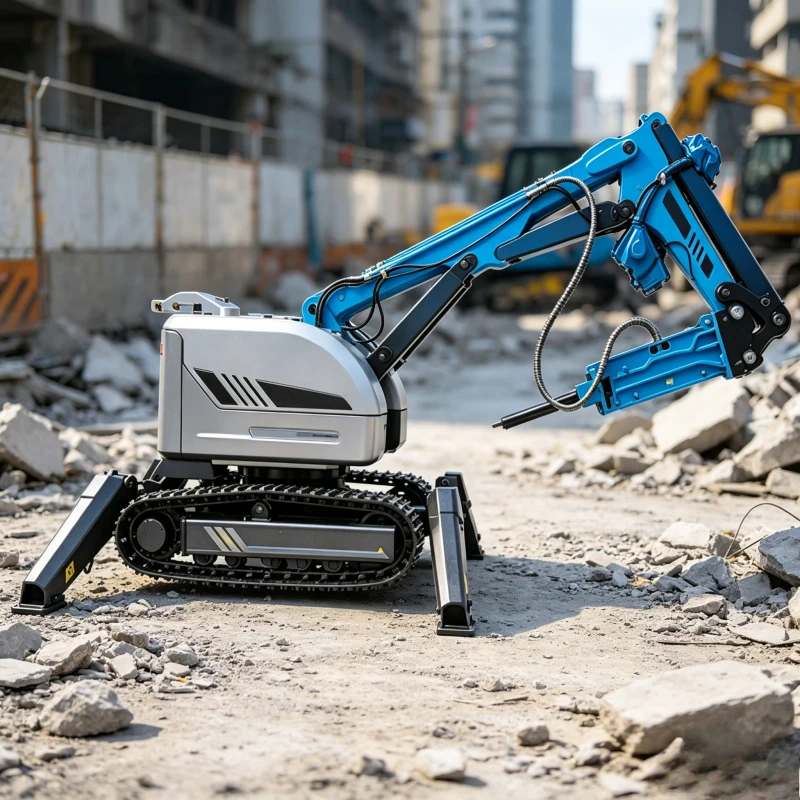 Hydraulic Concrete Demolition Robot Remote Control Crawler Breaking Machine for Building Tunnel and Mine Projects