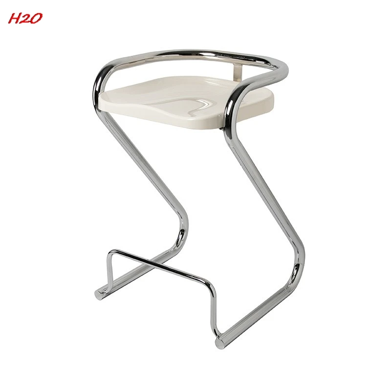 H2O Nordic Modern Simple Creative Net Red Dining Chair Lounge Bar Chair Bar High Bar Chair Iron Wrought Ins Stool Hot New