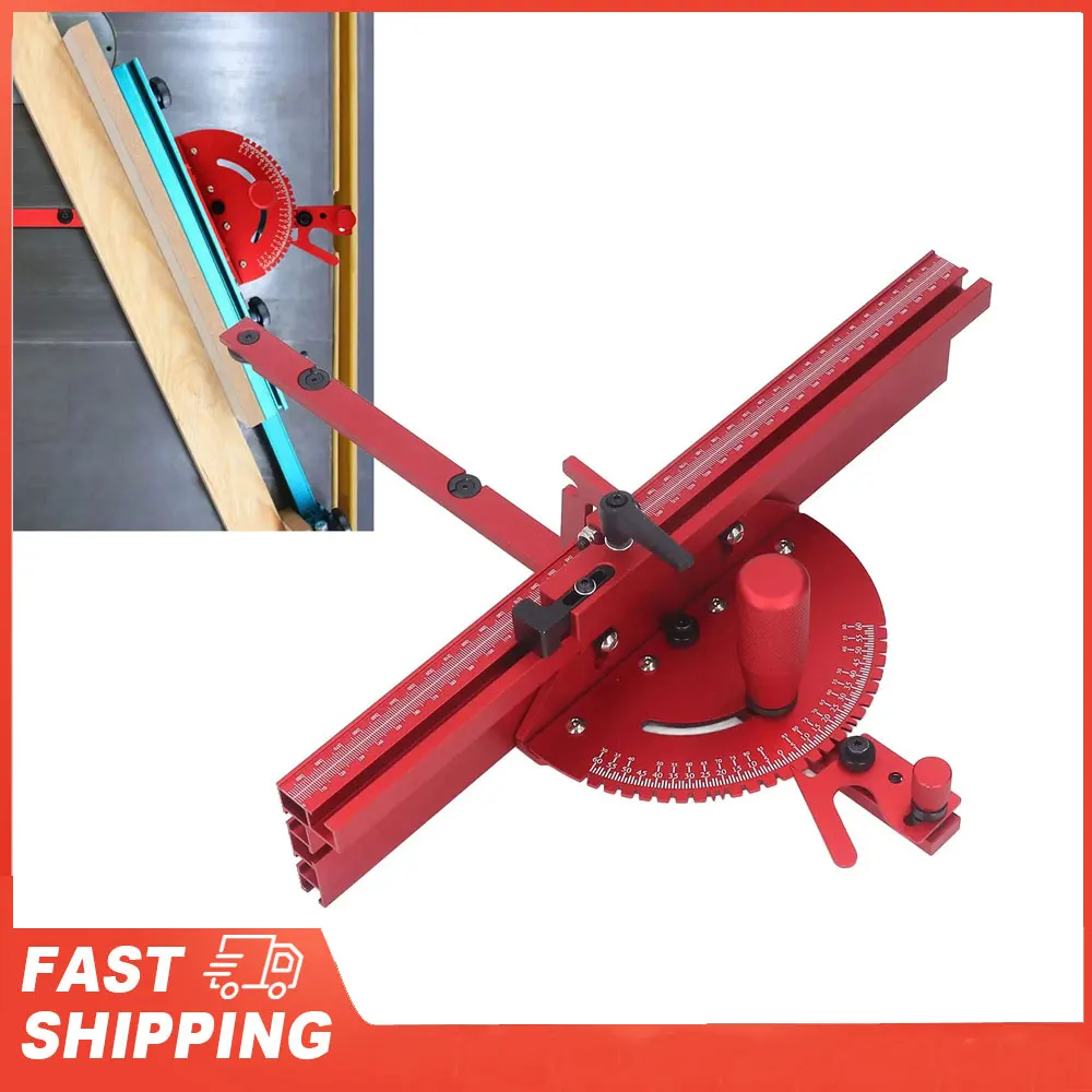 

Fence Accurate Engraving Machine Accessories Aluminum alloy Table Saw Miter Gauge Systemwith Limit Stop Tools