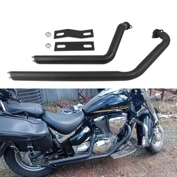 For Suzuki Boulevard C50 C50T C50C M50 VL800 Volusia 800 Shortshots Staggered Exhaust Pipe Kit Silencer Mufflers