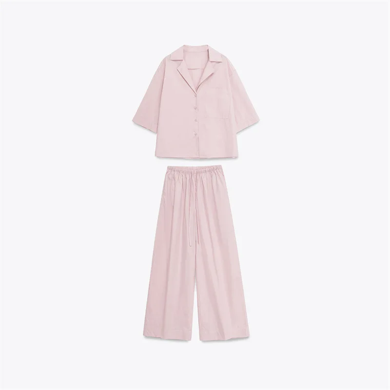 Autumn New Fashion Simple Casual Top Trousers Set