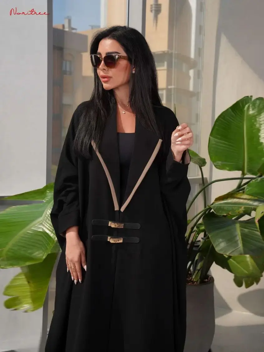 

Latest fashion Pure color Bat Sleeved Muslim Robe abaya syari female full length Muslim abaya Worship Service abayas wy2050