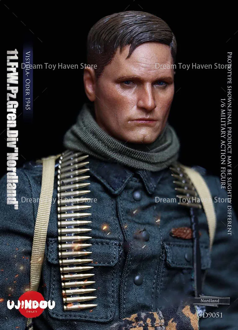 UJINDOU UD9051 1/6 مقياس الرجال الجندي فيستولا أودر سلسلة الحرب العسكرية جمع الدمى مجموعة كاملة 12 بوصة عمل نموذج لجسم اللعب #2