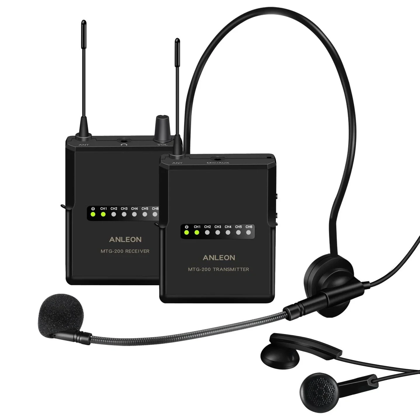 ANLEON MTG-200 Wireless Tour Guide & Language Interpretation System 915Mhz