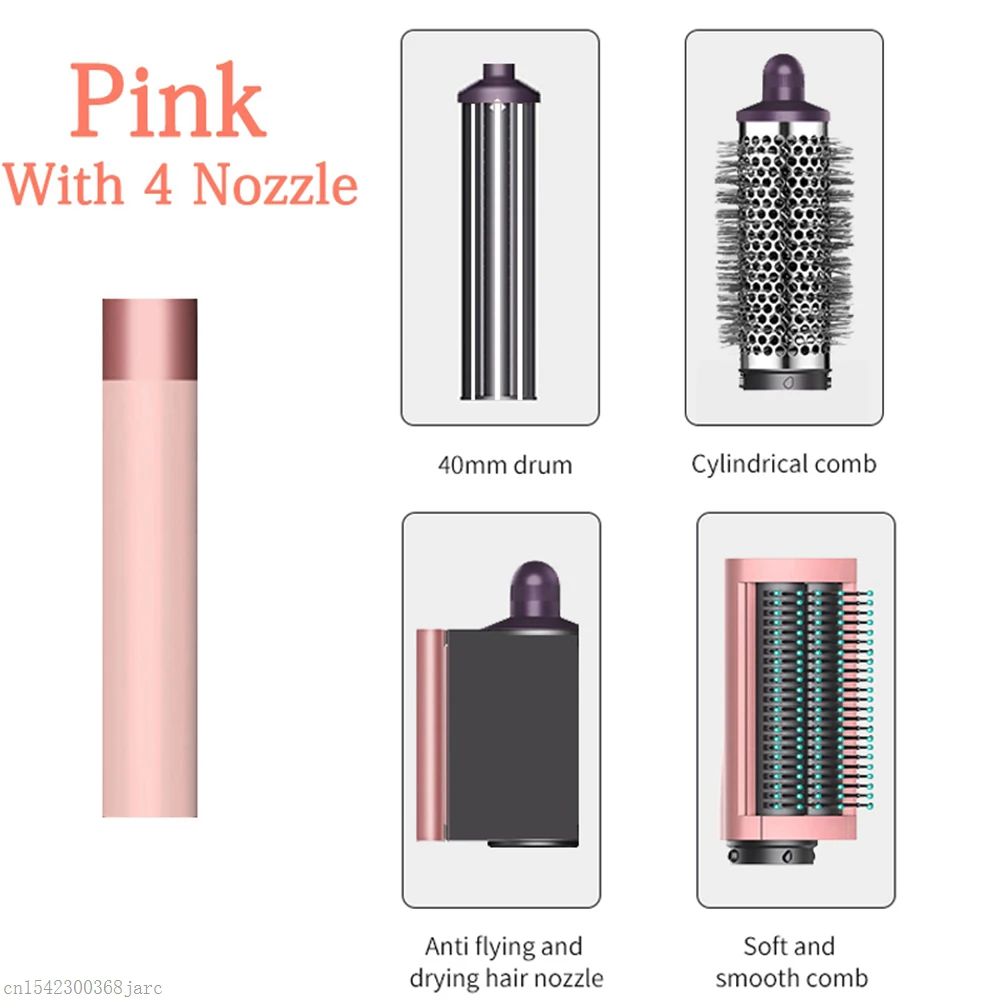 SenCiciMen X9 Multi Hair Styler Krultang Haar Heteluchtborstel Curling Barrel Föhn Salon Professionele Krullend Haar Styler