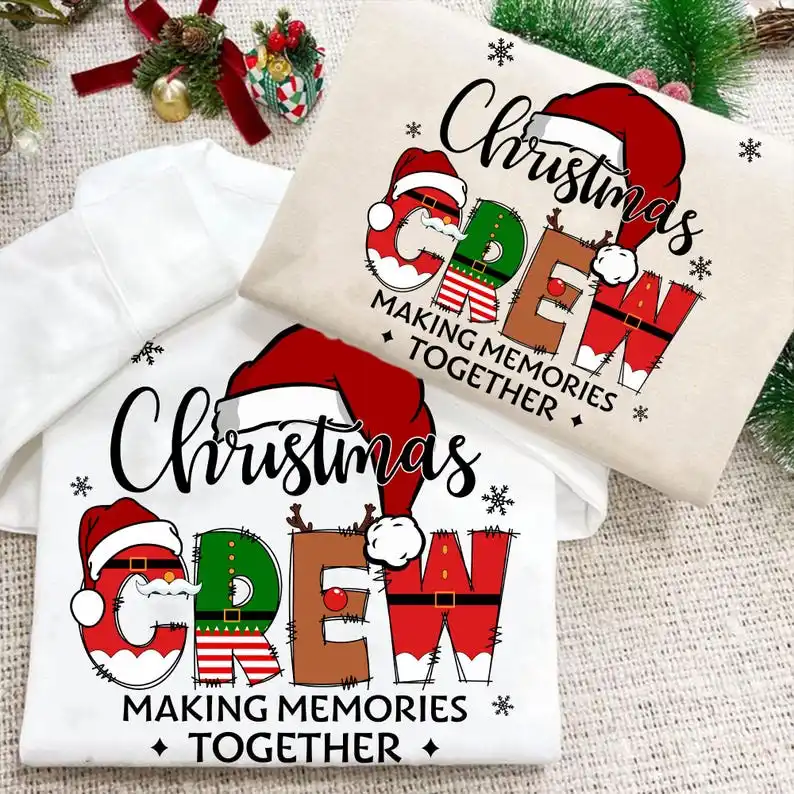 Christmas Crew Family Making Memories Together 2025 Casual Fashion Soft Comfortable New in Hoodies &sweatshirts Matching Hoody